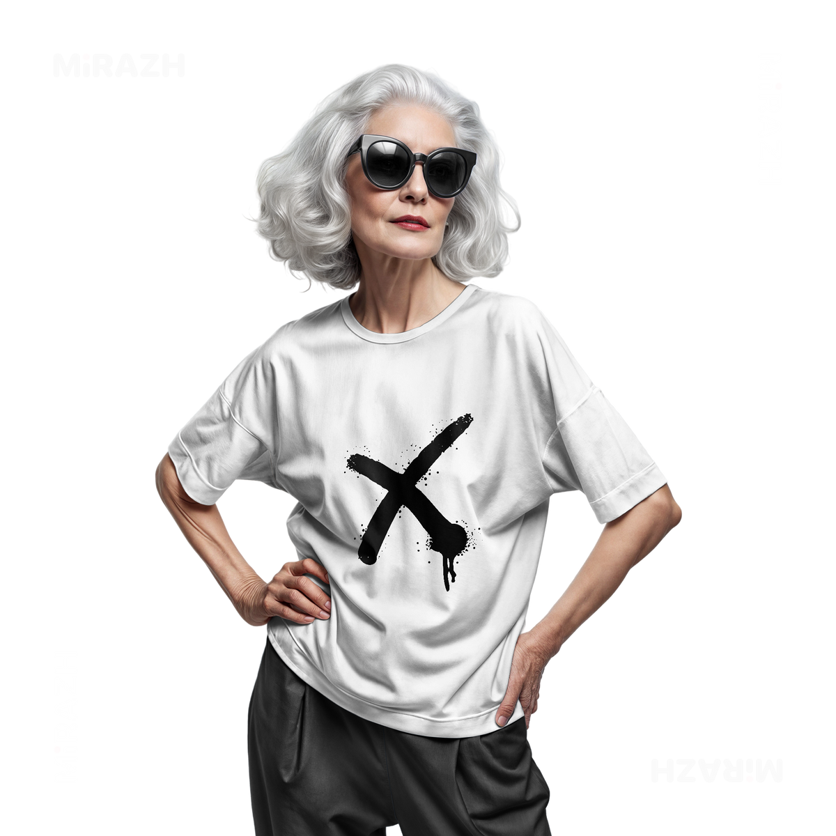 CrossMark Adult T Shirt 07 White