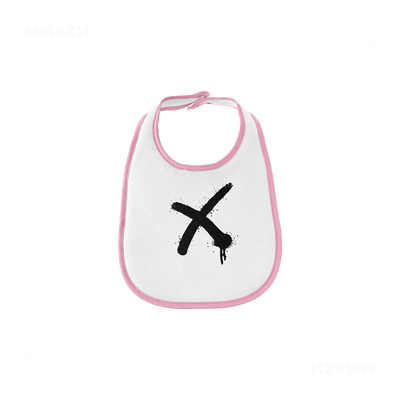 CrossMark Baby Bibs 01 White Pink