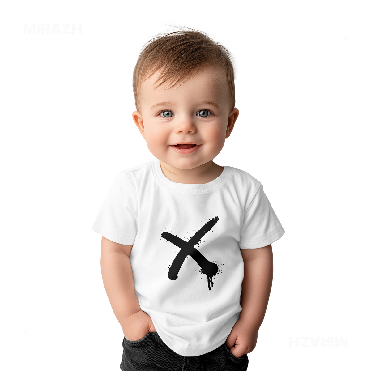 CrossMark Baby T Shirt 03 White