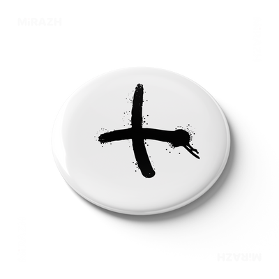 CrossMark Button Magnet 03 Round