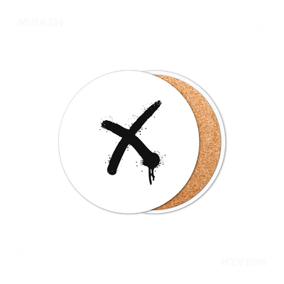 CrossMark Ceramic Coaster 01 Round