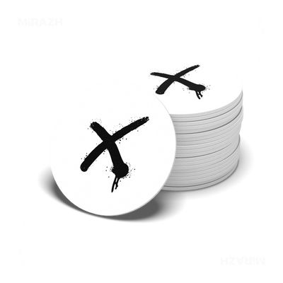 CrossMark Ceramic Coaster 06 Round