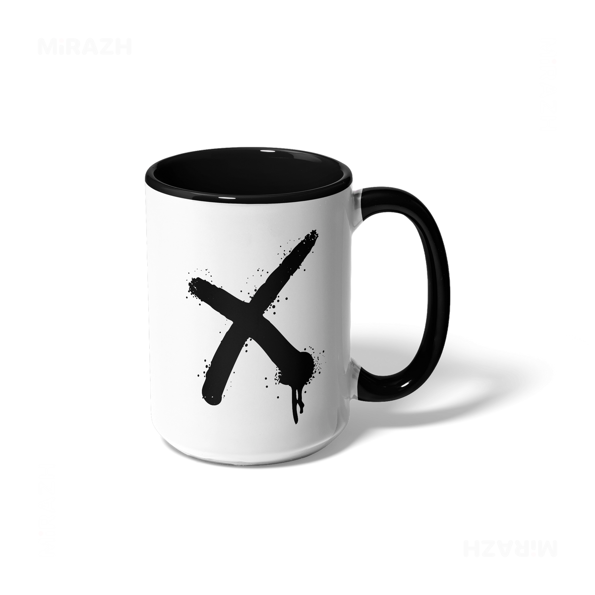 CrossMark Ceramic Mug 01 White Black
