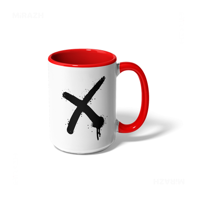 CrossMark Ceramic Mug 01 White Red