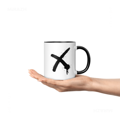 CrossMark Ceramic Mug 04 White Black