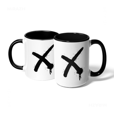 CrossMark Ceramic Mug 07 White Black