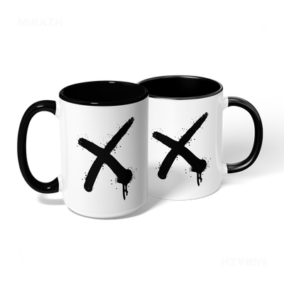 CrossMark Ceramic Mug 08 White Black