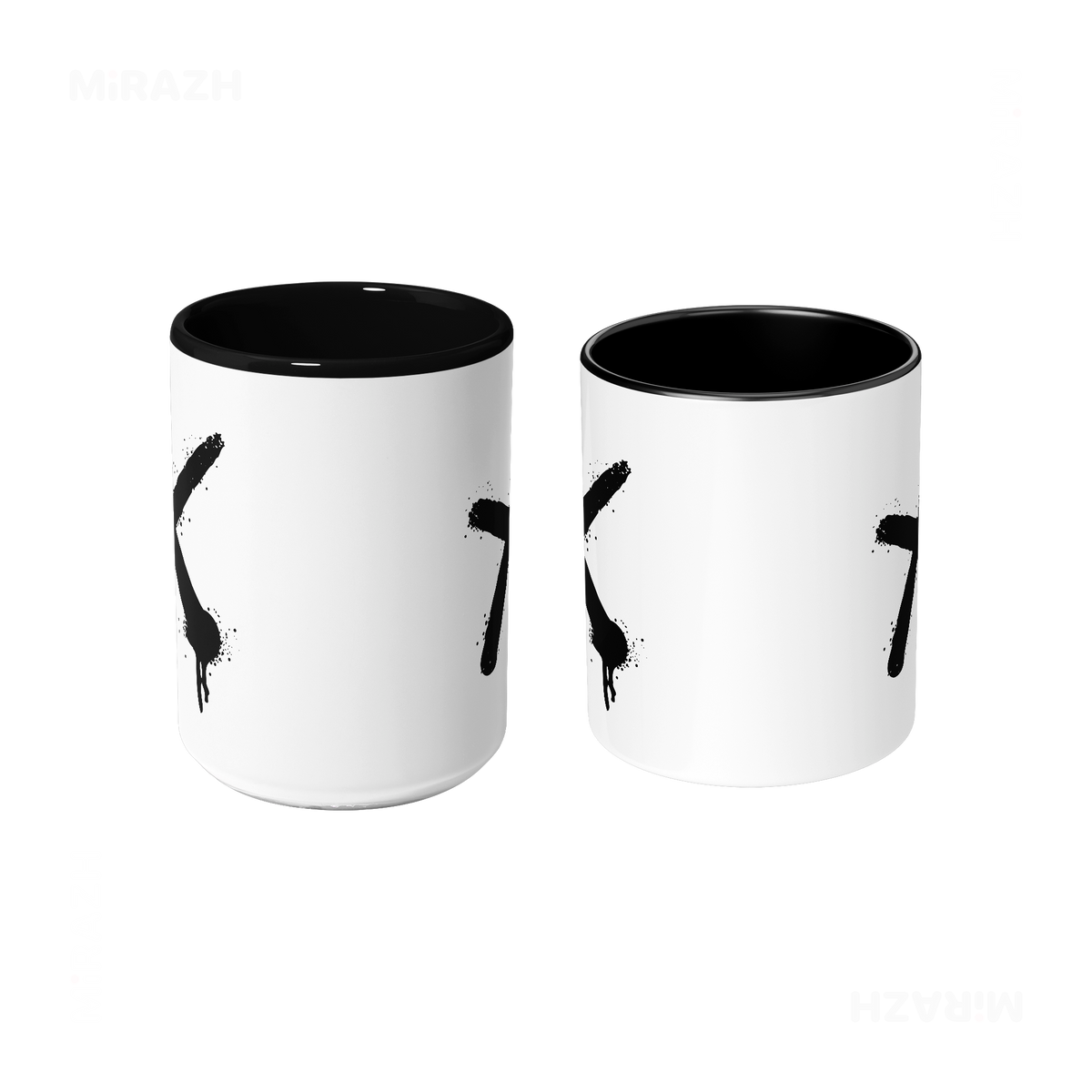 CrossMark Ceramic Mug 09 White Black
