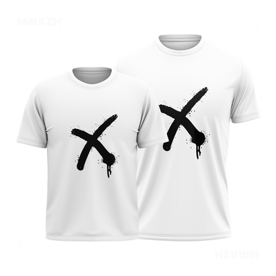 CrossMark Couple T Shirt 01 White
