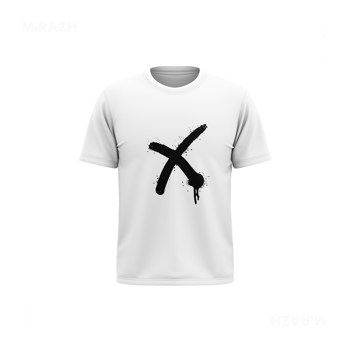 CrossMark Couple T Shirt 03 White