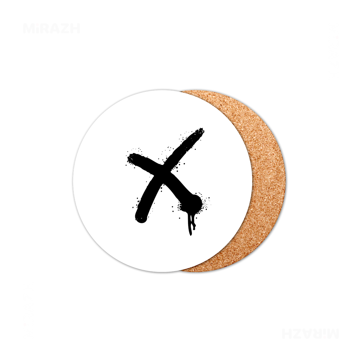 CrossMark High Gloss Coaster 01 Round