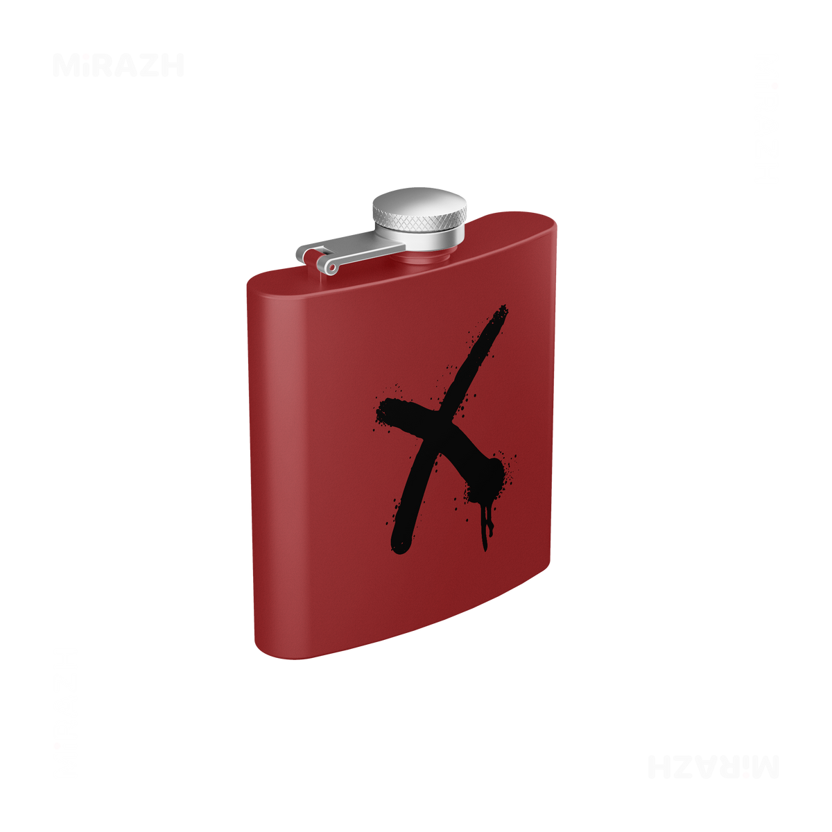 CrossMark Hip Flasks 03 Red