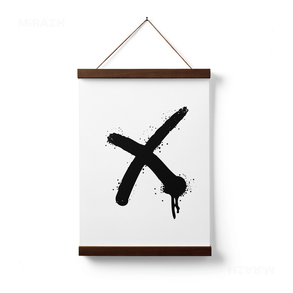 CrossMark Magnetic Hanger Poster 01 Dark Wood