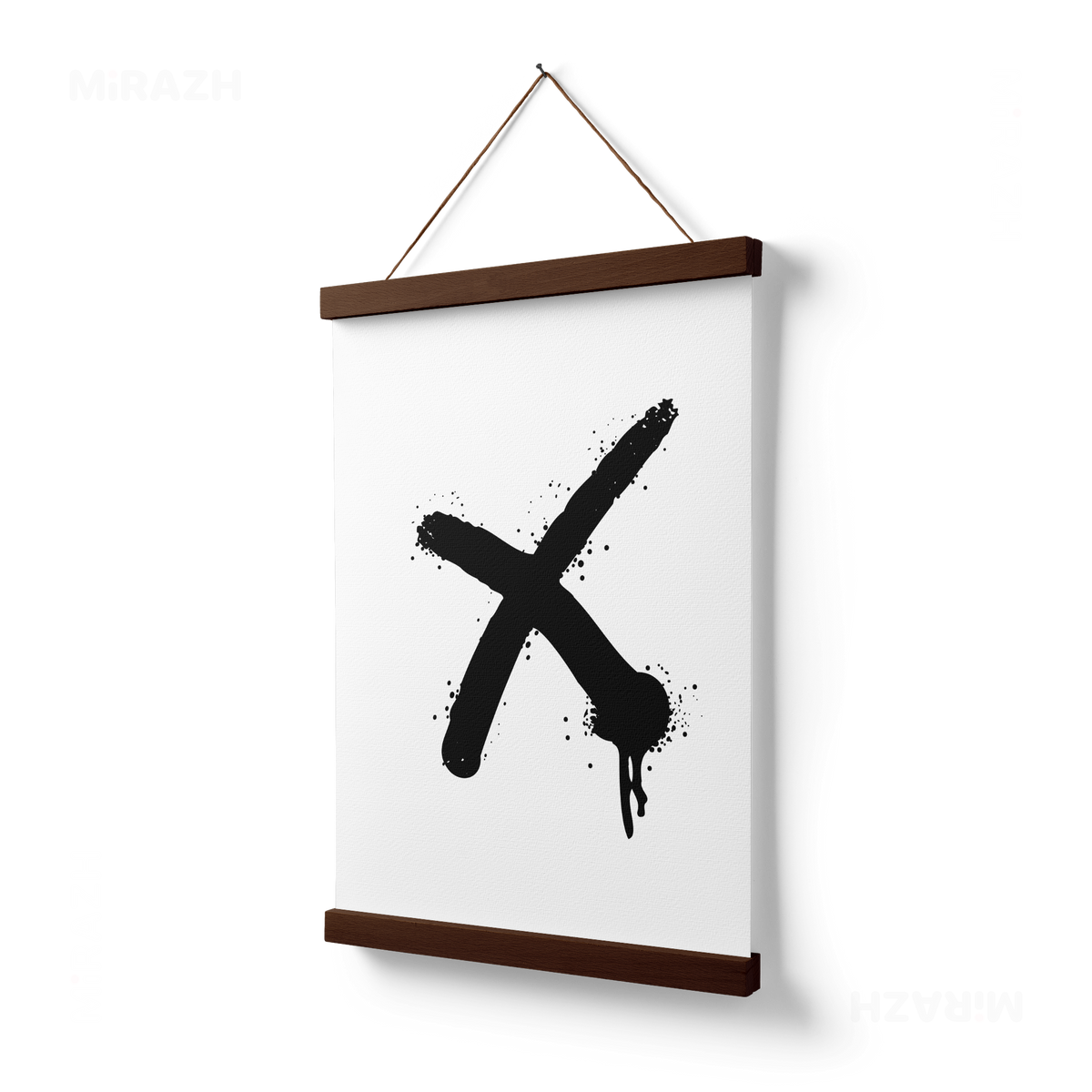 CrossMark Magnetic Hanger Poster 03 Dark Wood