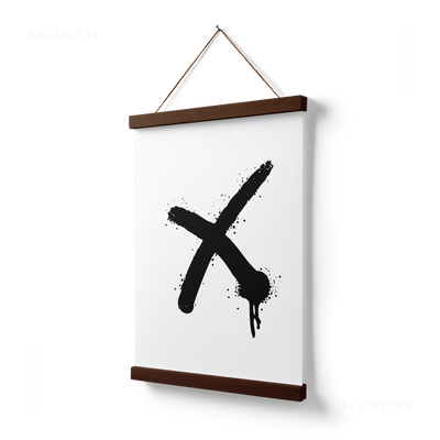 CrossMark Magnetic Hanger Poster 03 Dark Wood