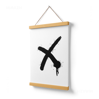 CrossMark Magnetic Hanger Poster 03 Natural Wood