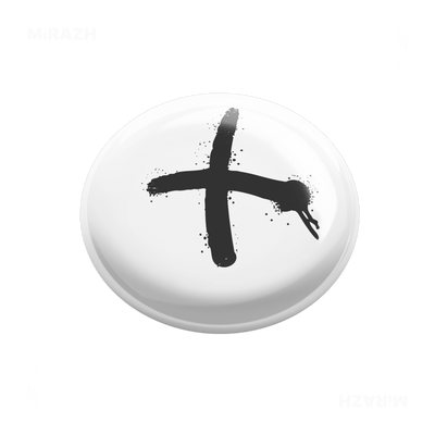 CrossMark Pin Buttons 03 Round