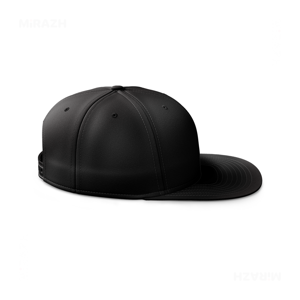 CrossMark Snapback Caps 04 Black DTF