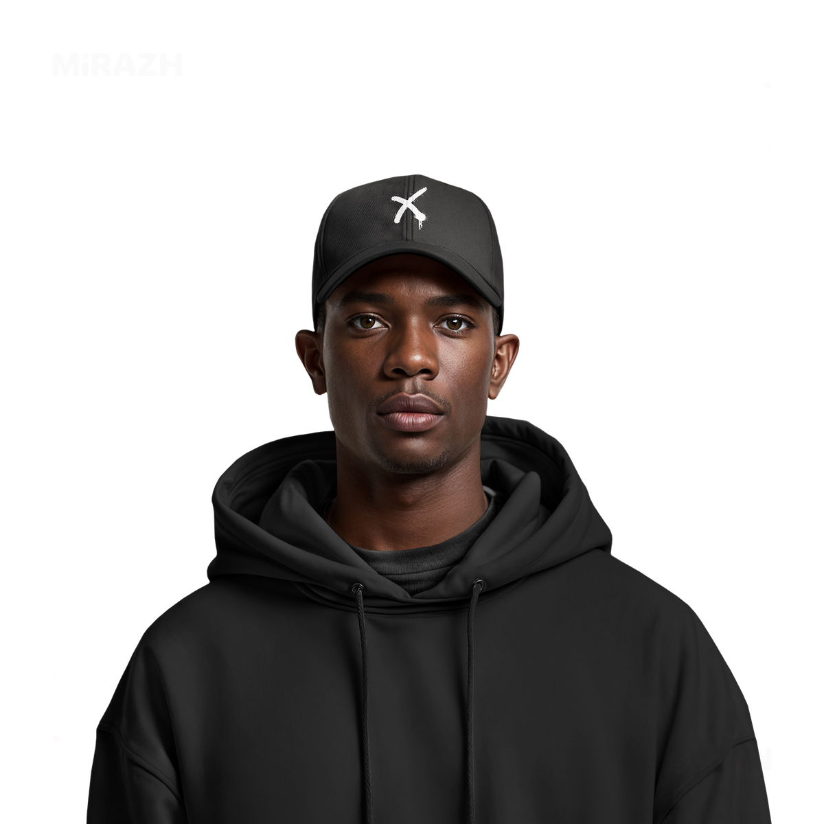 CrossMark Snapback Caps 06 Black DTF