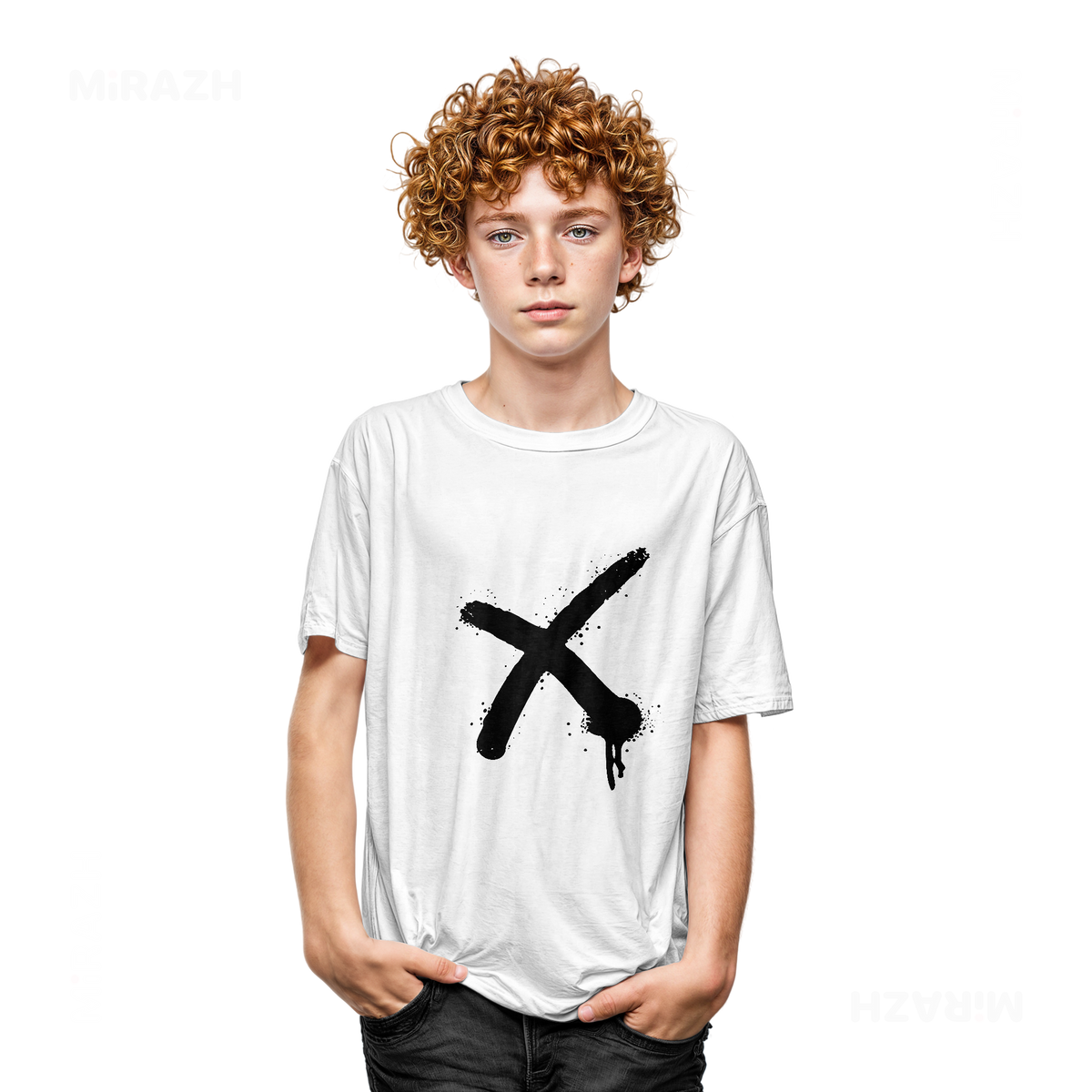 CrossMark Youth T Shirt 05 White