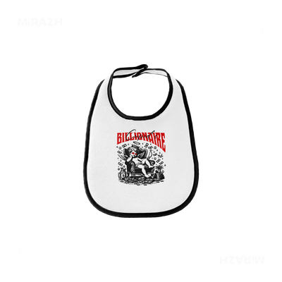 CupidCashThrone Baby Bibs 01 White Black