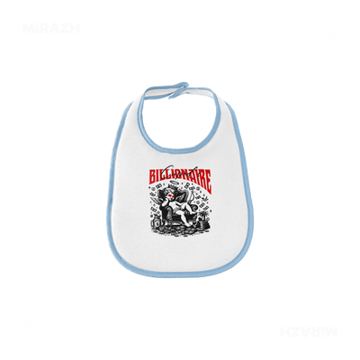 CupidCashThrone Baby Bibs 01 White Lightblue