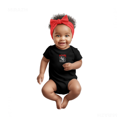 CupidCashThrone Baby Onesies 04 Black