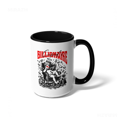 CupidCashThrone Ceramic Mug 01 White Black