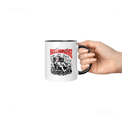 CupidCashThrone Ceramic Mug 06 White Black
