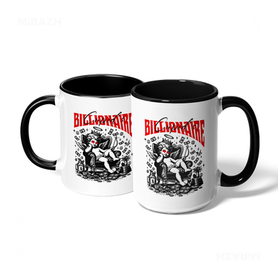 CupidCashThrone Ceramic Mug 07 White Black