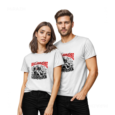 CupidCashThrone Couple T Shirt 02 White