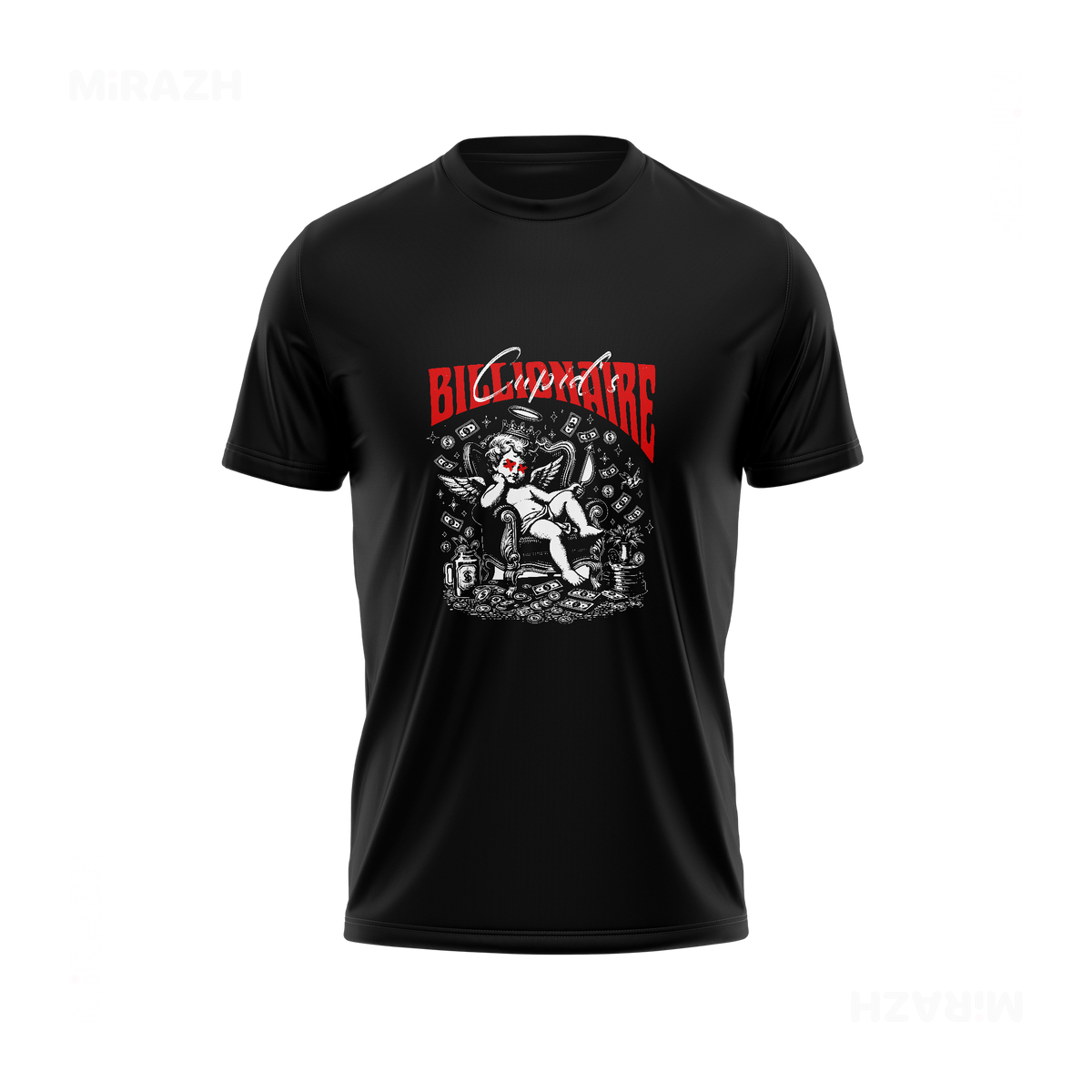 CupidCashThrone Couple T Shirt 04 Black