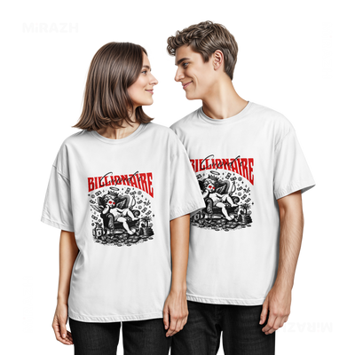 CupidCashThrone Couple T Shirt 05 White