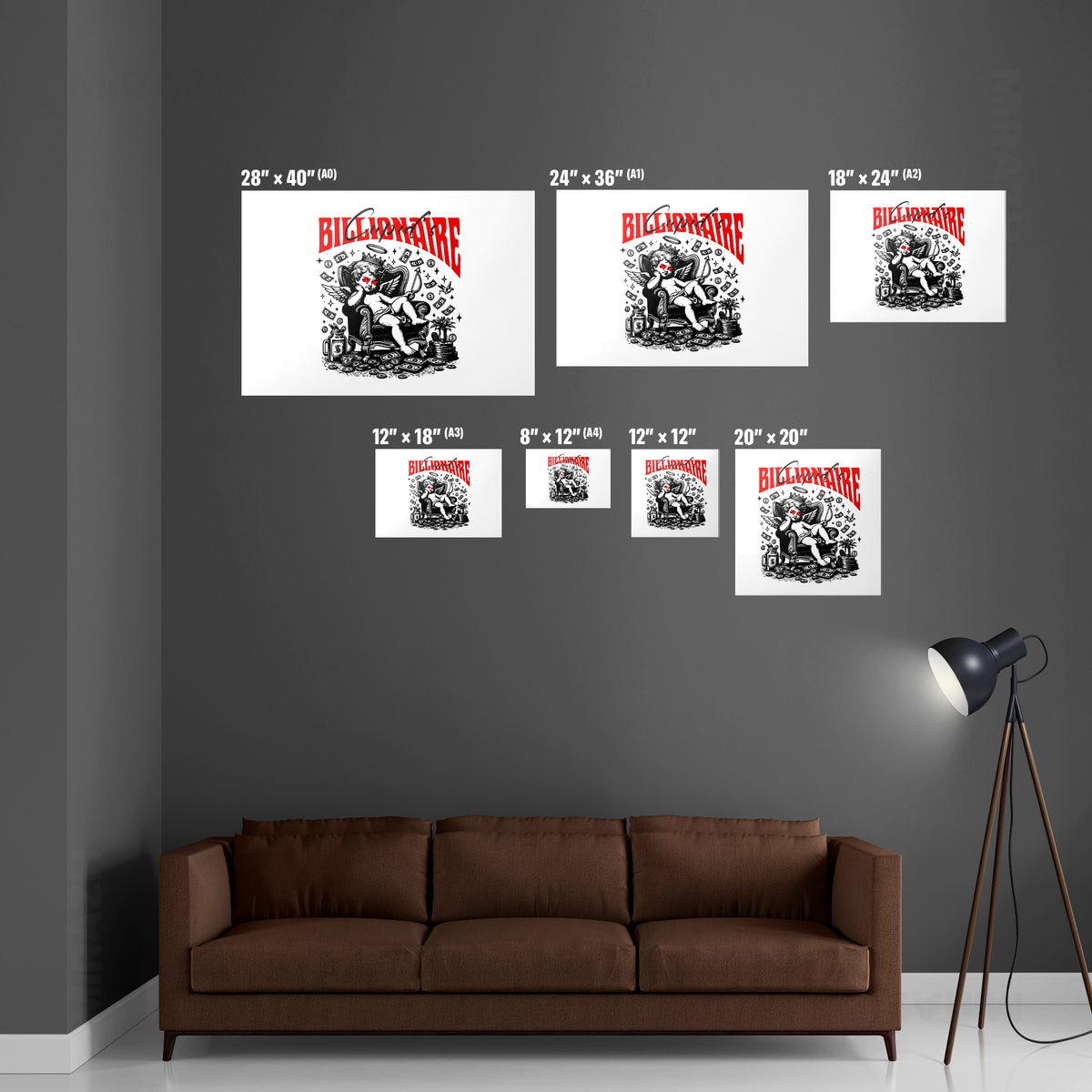 CupidCashThrone Giclee Print 06