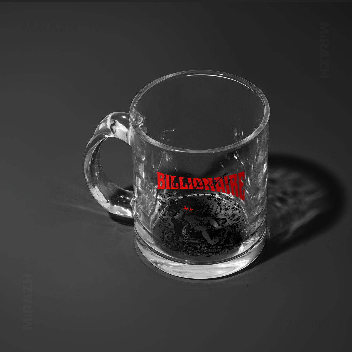 CupidCashThrone Glass Mug 04
