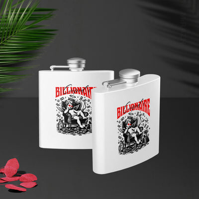 CupidCashThrone Hip Flasks 02 White