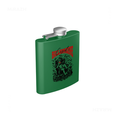 CupidCashThrone Hip Flasks 03 Green