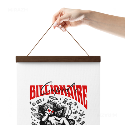 CupidCashThrone Magnetic Hanger Poster 05 Dark Wood