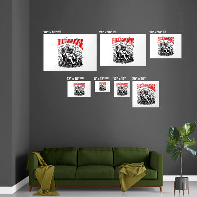 CupidCashThrone Magnetic Hanger Poster 07 Natural Wood