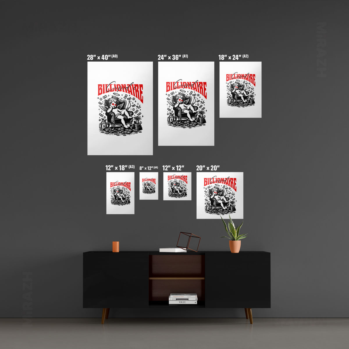 CupidCashThrone Metallic Print 05 Aluminum