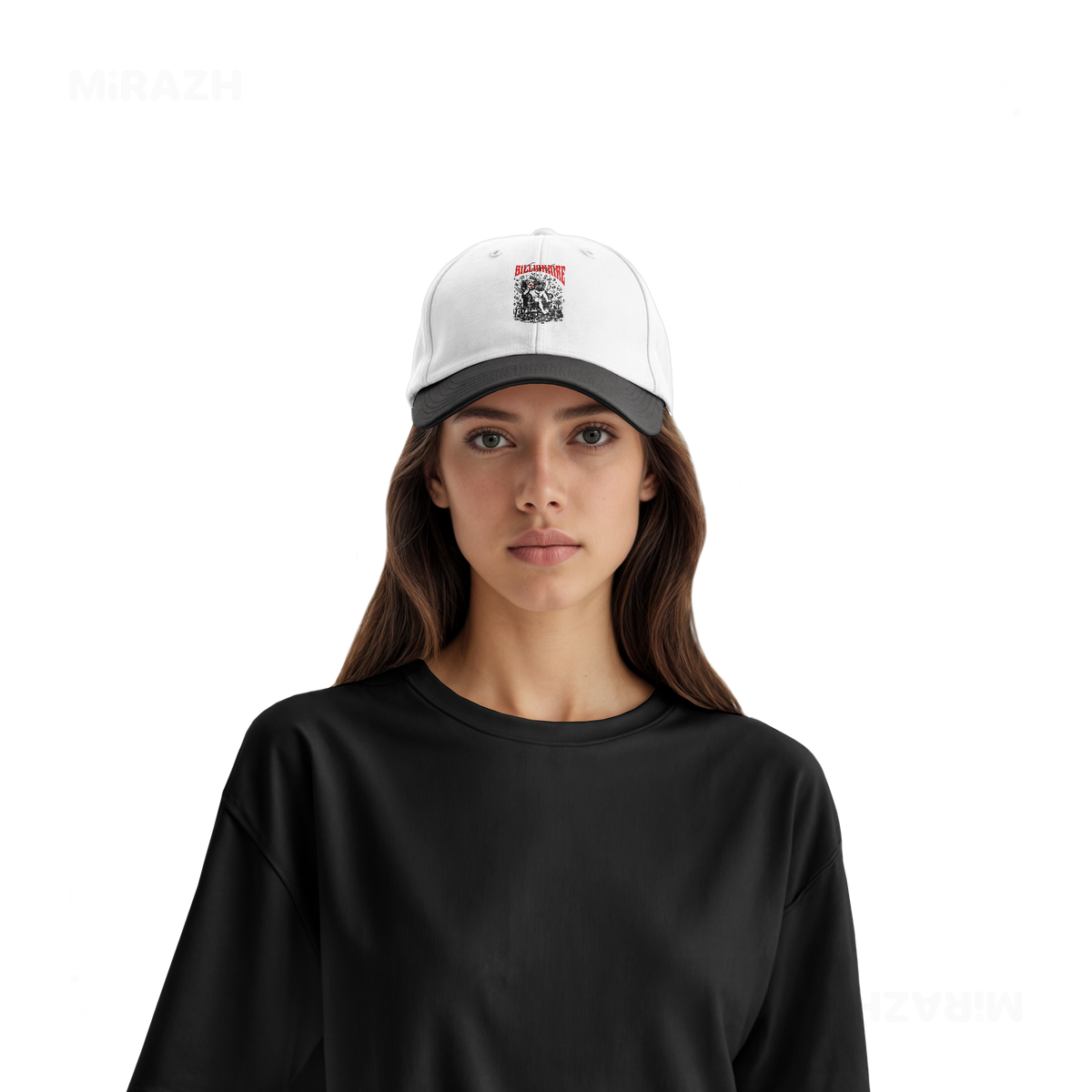 CupidCashThrone Snapback Caps 07 White Black DTF