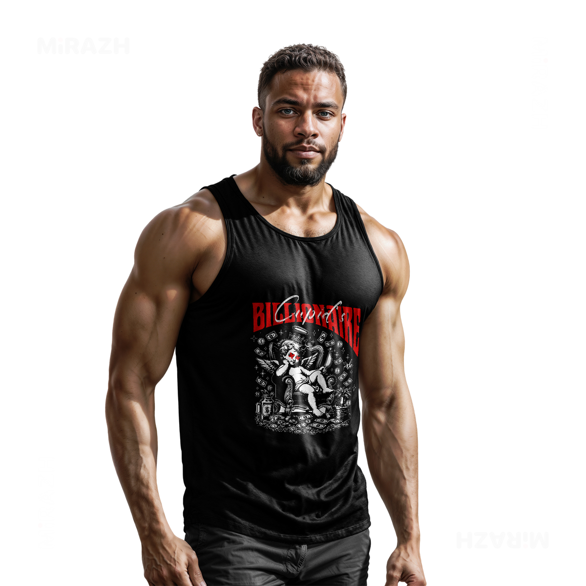 CupidCashThrone Tank Tops 02 Black