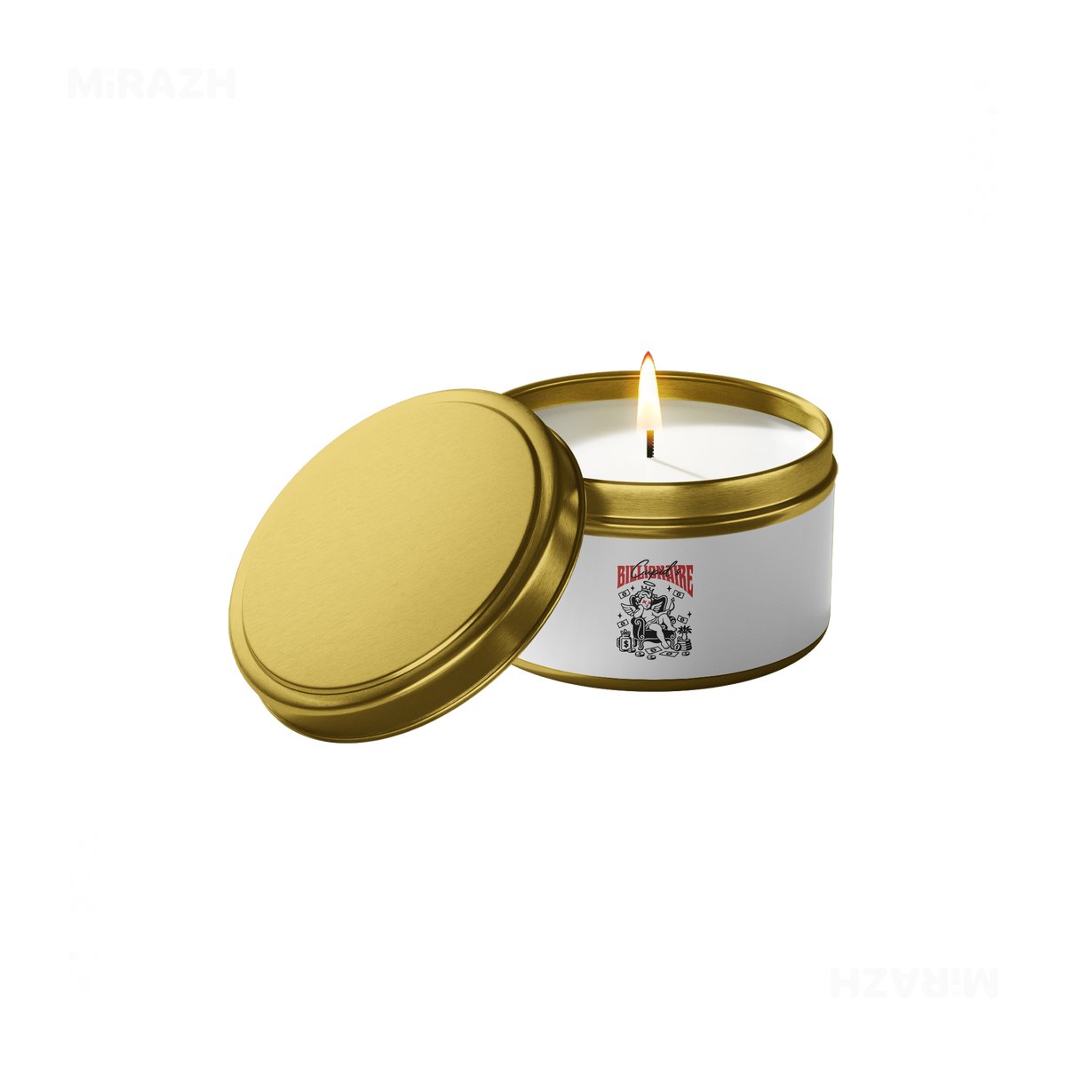 CupidCashThrone Tin Candle 01 Gold