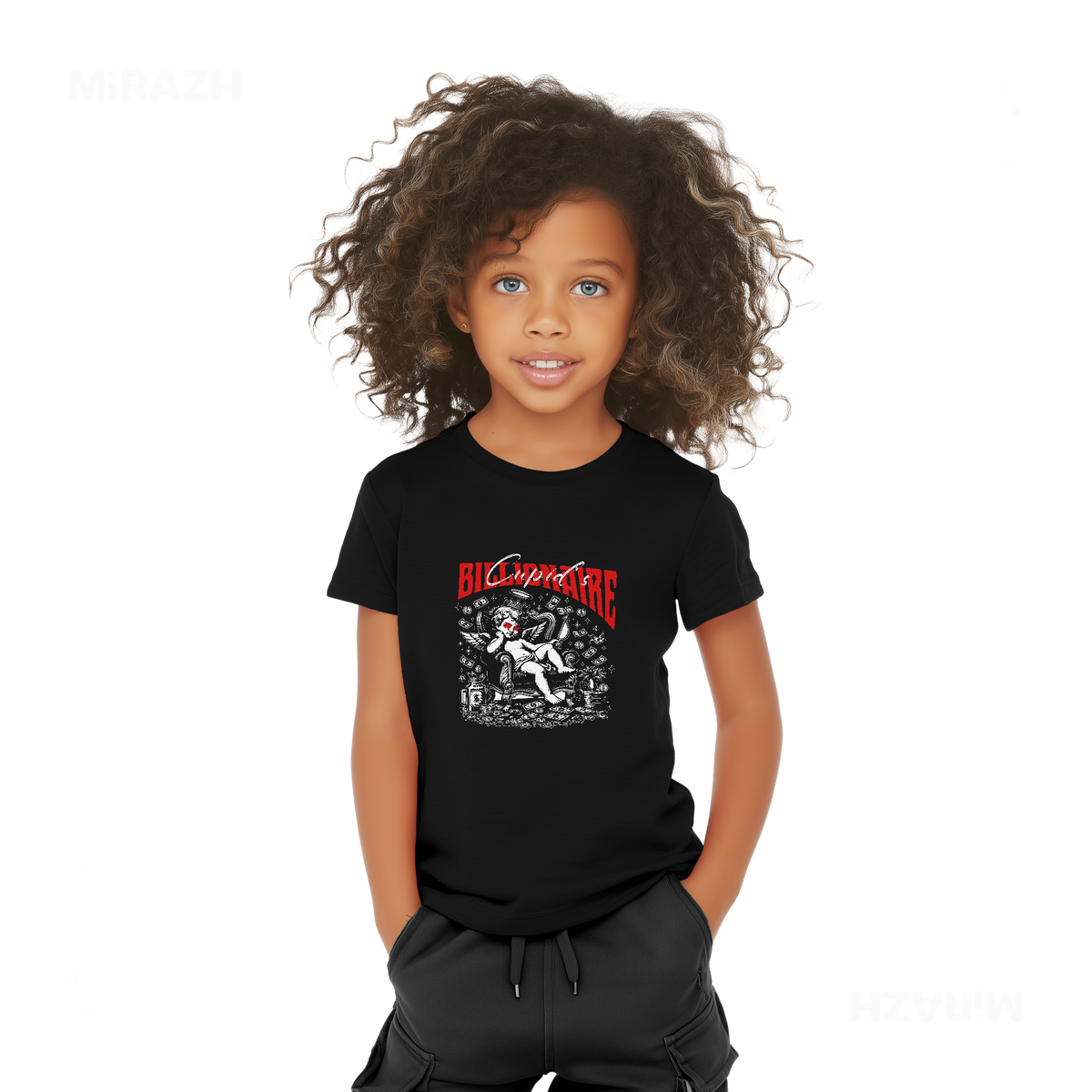 CupidCashThrone Toddler T Shirt 04 Black