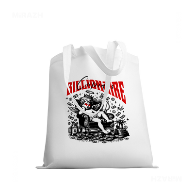 CupidCashThrone Tote Bags 03 White