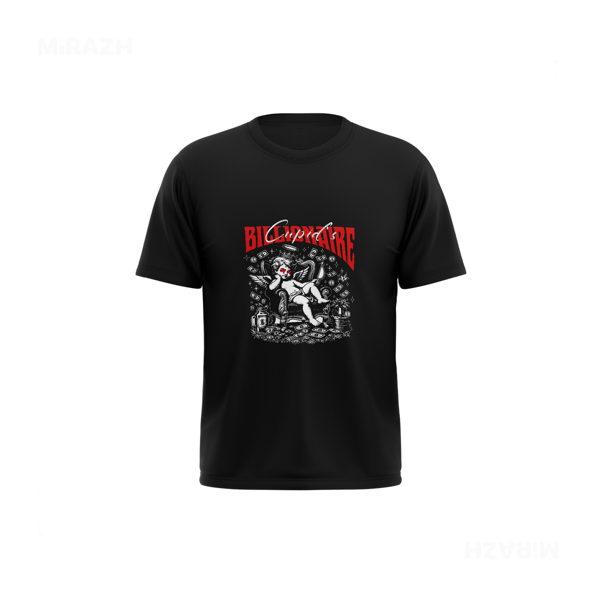 CupidCashThrone Youth T Shirt 01 Black