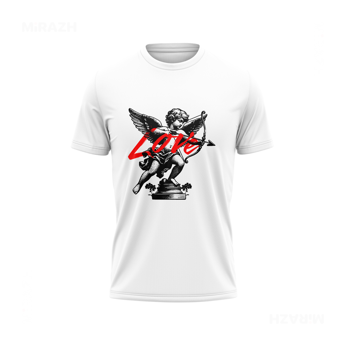 CupidLoveStruck Adult T Shirt 01 White