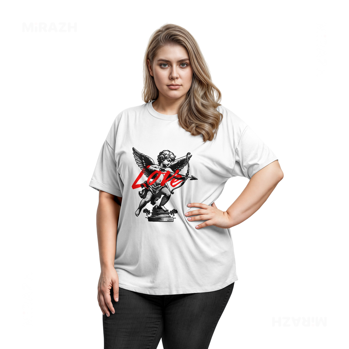 CupidLoveStruck Adult T Shirt 03 White