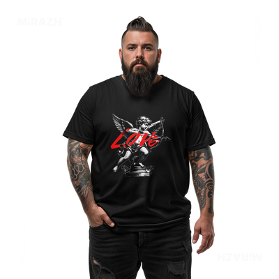 CupidLoveStruck Adult T Shirt 05 Black