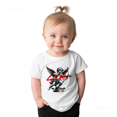 CupidLoveStruck Baby T Shirt 02 White
